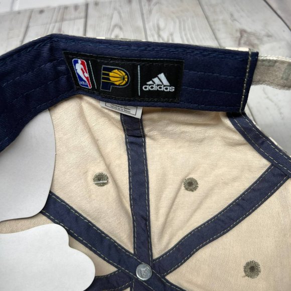 Indiana Pacers NBA Digital Army Camo Adidas Hat Strapback Cap New Men - Picture 6 of 7